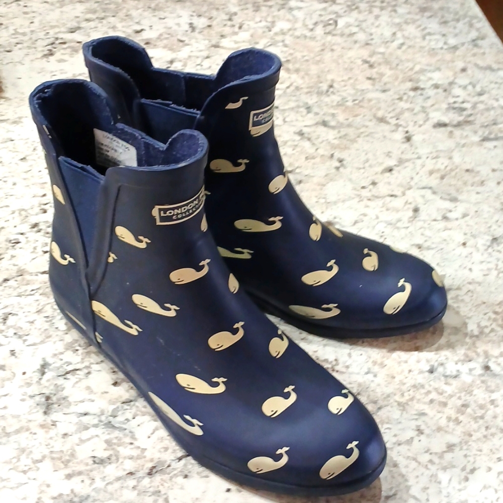 London Fog Collection Womens Rain Boots LFW Piccadilly ..8